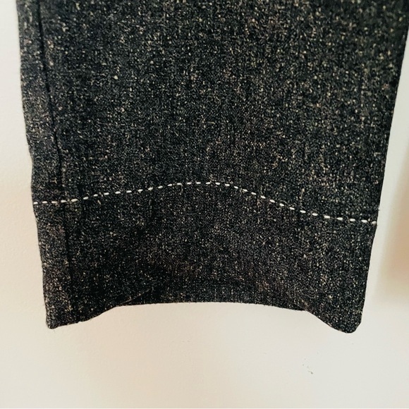 *DONATED* WHBM Cropped Ankle Pants Charcoal Grey w/ White Stitching Details - Picture 4 of 14